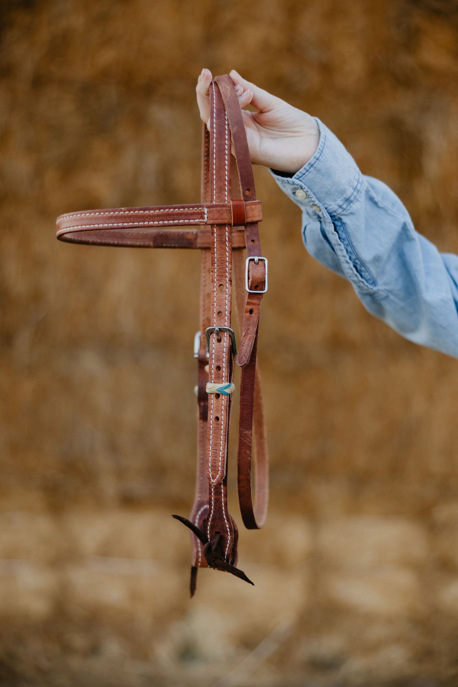 Rawhide Browband Headstall