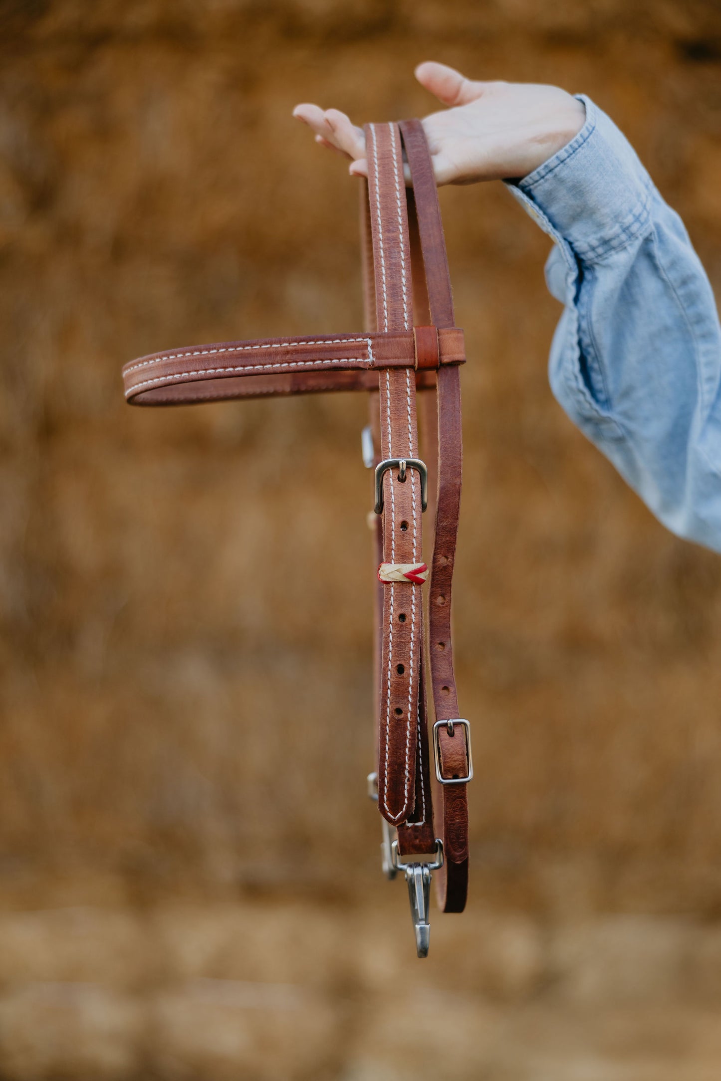 Quick Change Browband Headstall — Red