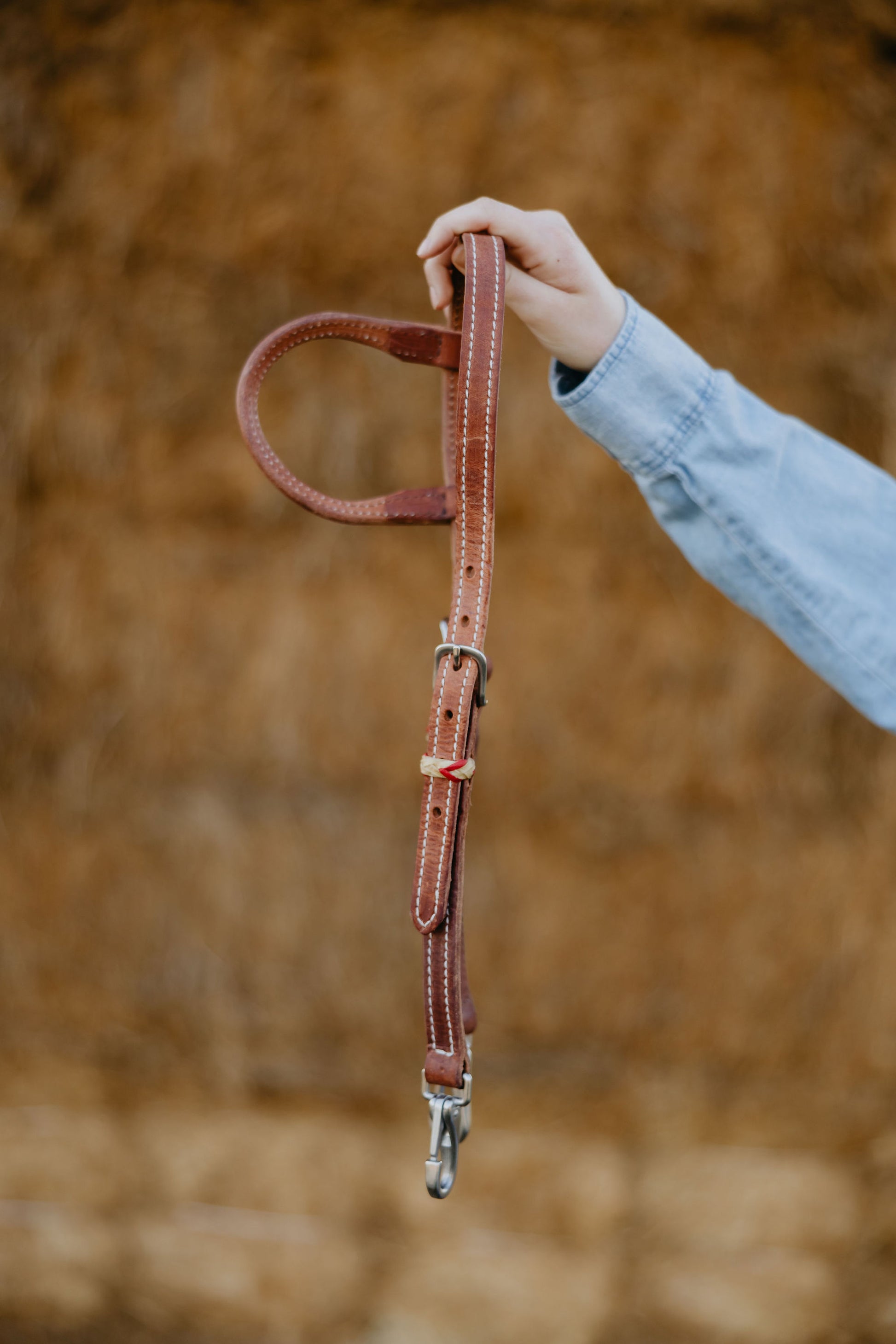 Quick Change One-Ear Headstall — Red