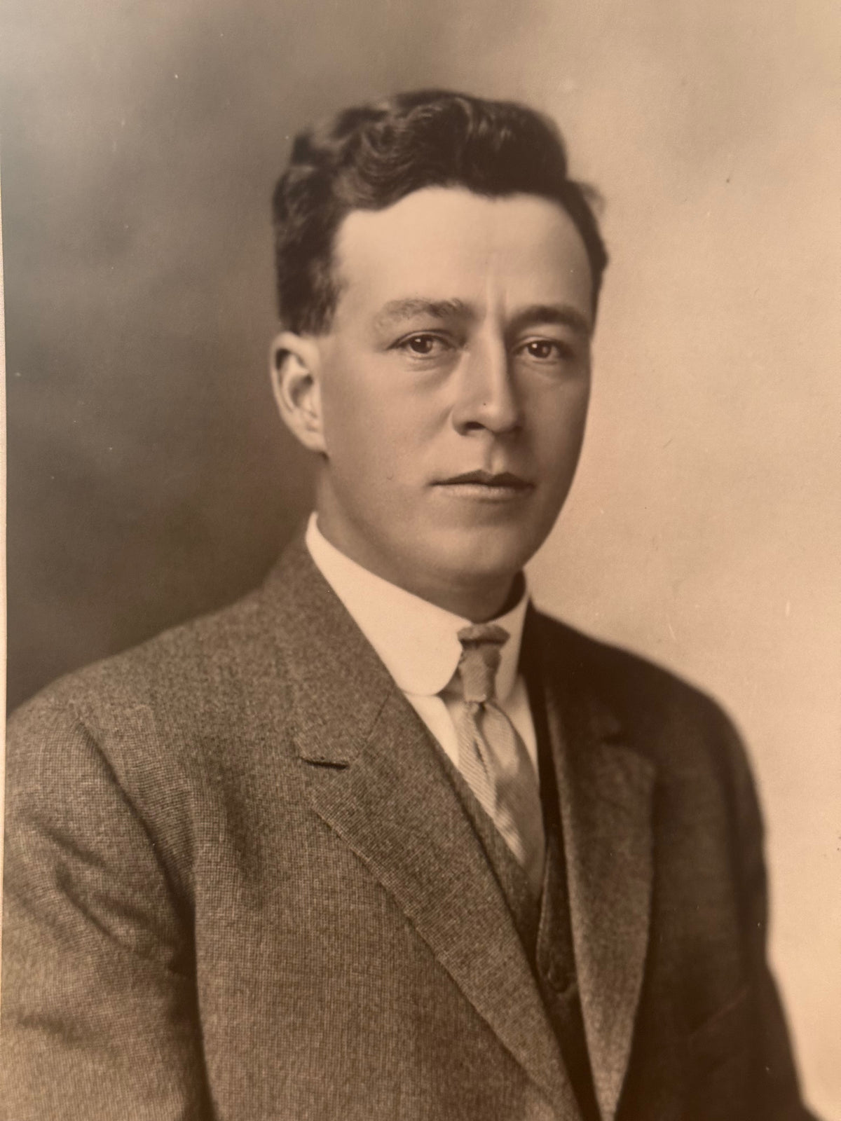 David Emory McCann, studio portrait